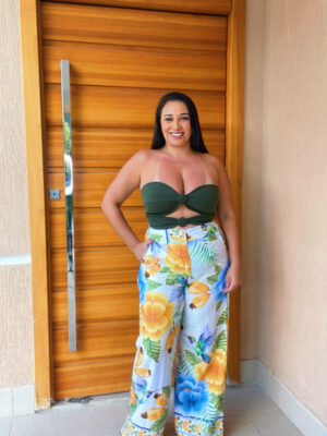 Pantalona Estampada Arara